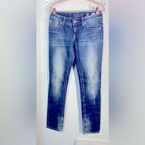 Miss‎ me light wash bootcut jeans Sz 28